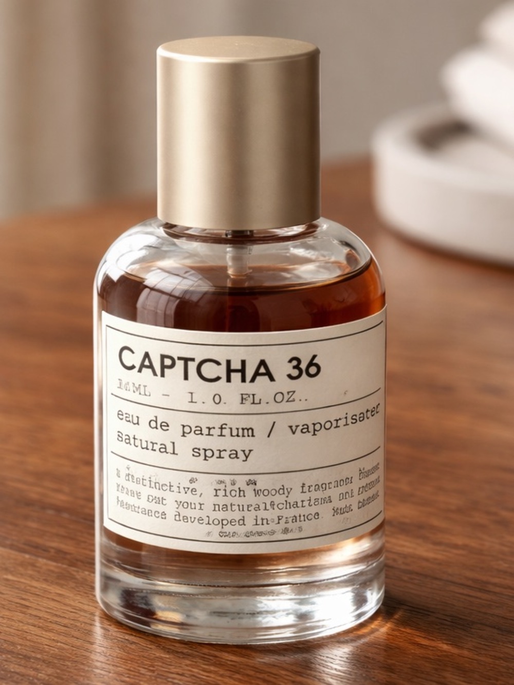 NWT CAPTCHA 36 Eau de
Parfum 30ml - NWT No Box
- Woody Fragrance